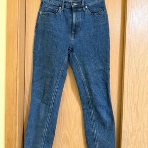 Everlane Women's Straight Leg Jeans in Deep Blue